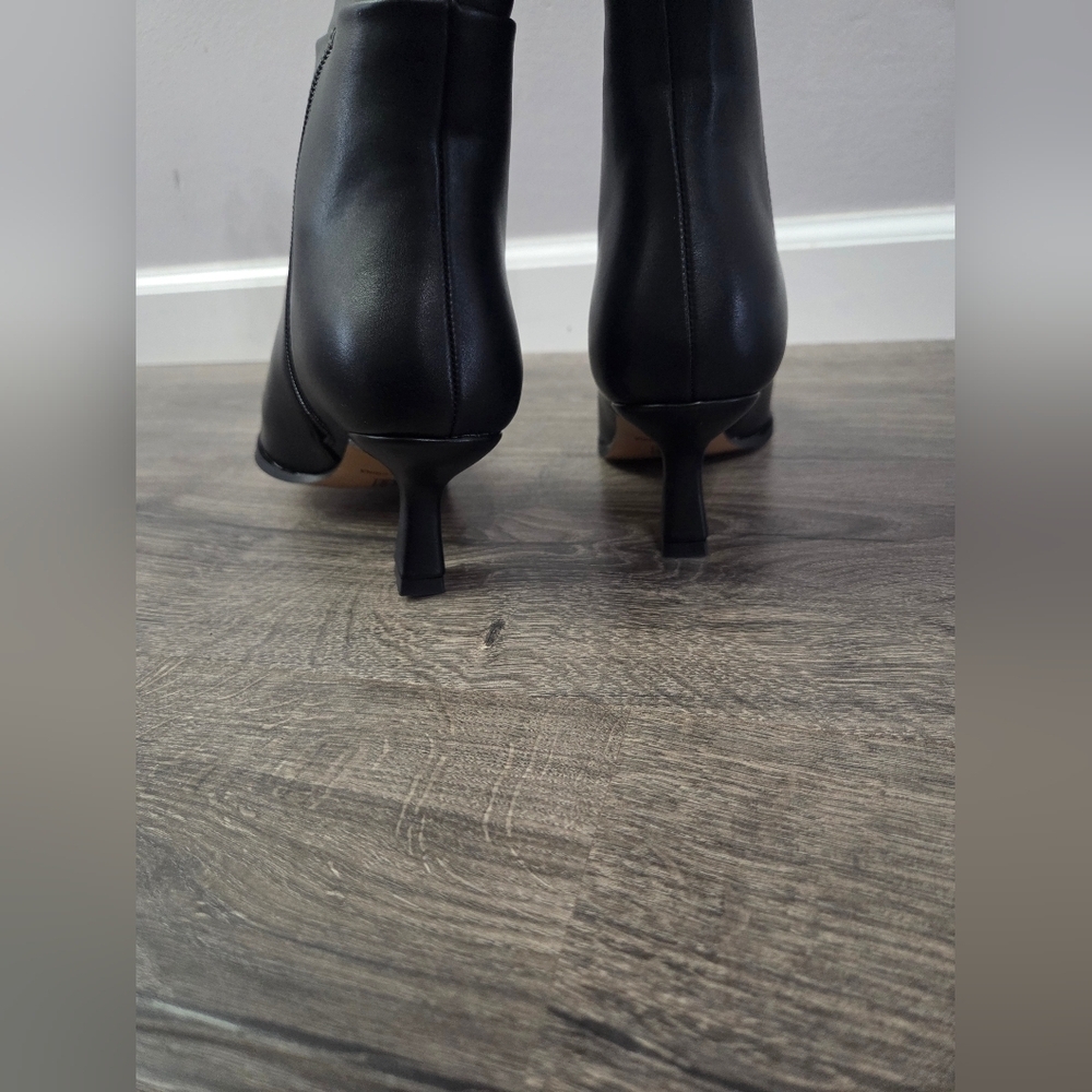 Women's Black Knee-High Boots Size 6.5 NEW - Picture 7 of 11